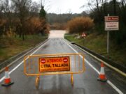 Nou carreteres tallades a Girona a causa de les pluges intenses