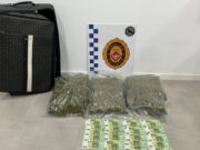 La Policia Local de Caldes de Malavella deté dues persones que portaven sis quilos de droga