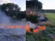 Alarma a Figueres per un incendi prop de la N-II