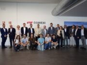 Miquel Noguer presideix la inauguració de la nova planta de Comexi a Riudellots