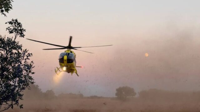 Imatge de la Policia Local de Castelló d'Empúries al rescat